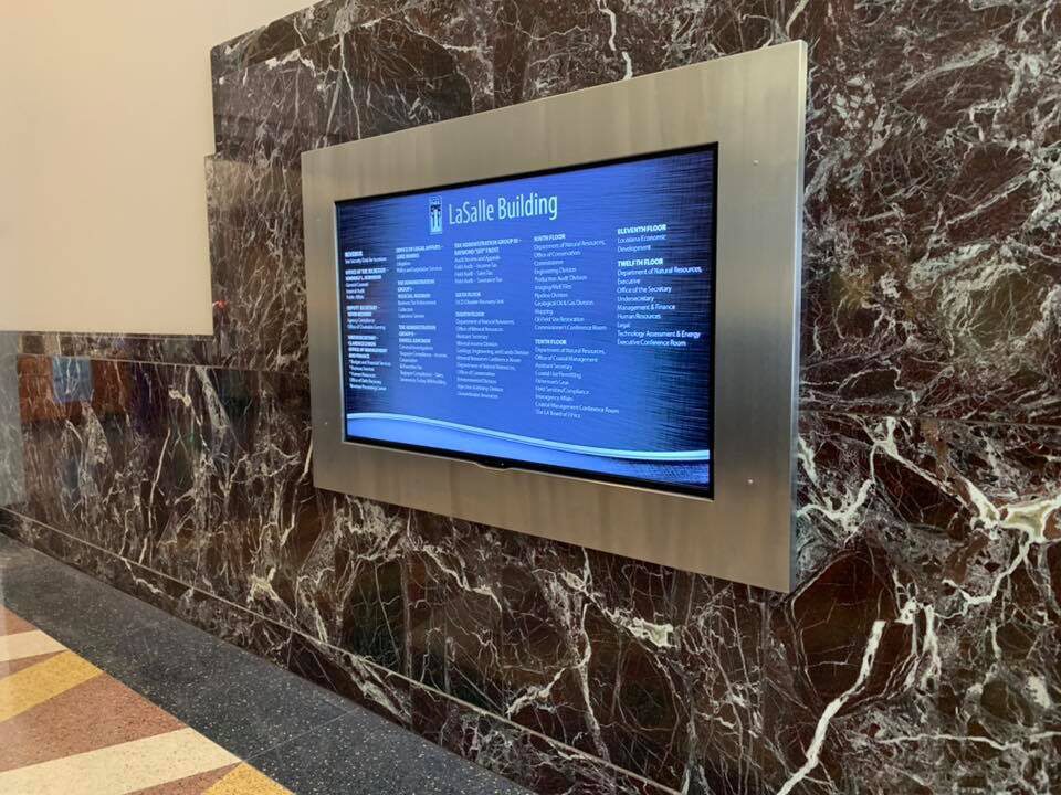Digital Signage example in Mandeville from Go Media LLC